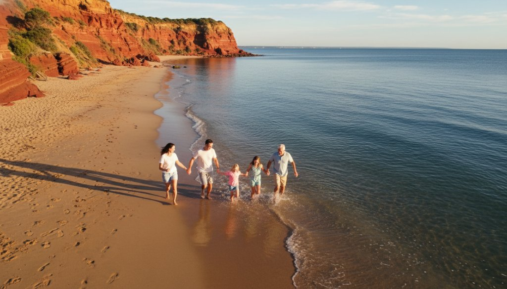 Bayside Cheltenham Family Aerial Portraits for Lasting Memories