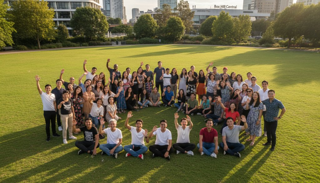 Box Hill aerial group photography: Elevate Your Memories