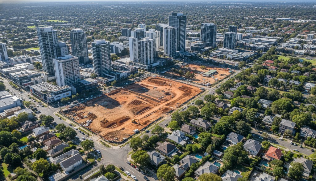 Box Hill Property Aerial Insights SRL East Corridor Photogrammetry