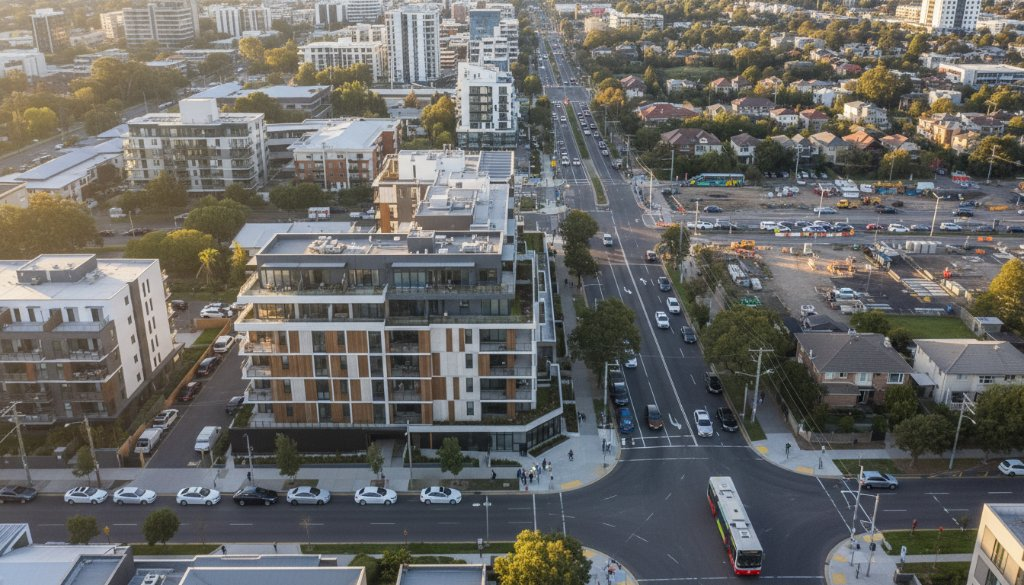 Box Hill Real Estate Aerial Photography for Strategic Infrastructure Growth