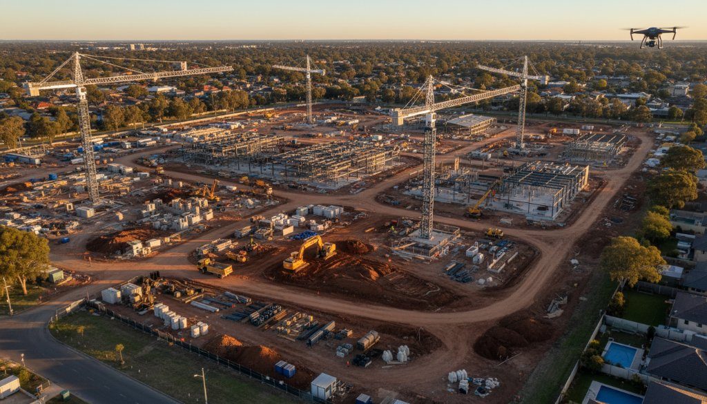 Cranbourne construction site drone progress monitoring: Elevate Your Project
