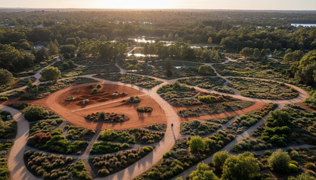 Cranbourne Royal Botanic Gardens aerial precision: Unveiling Nature’s Art