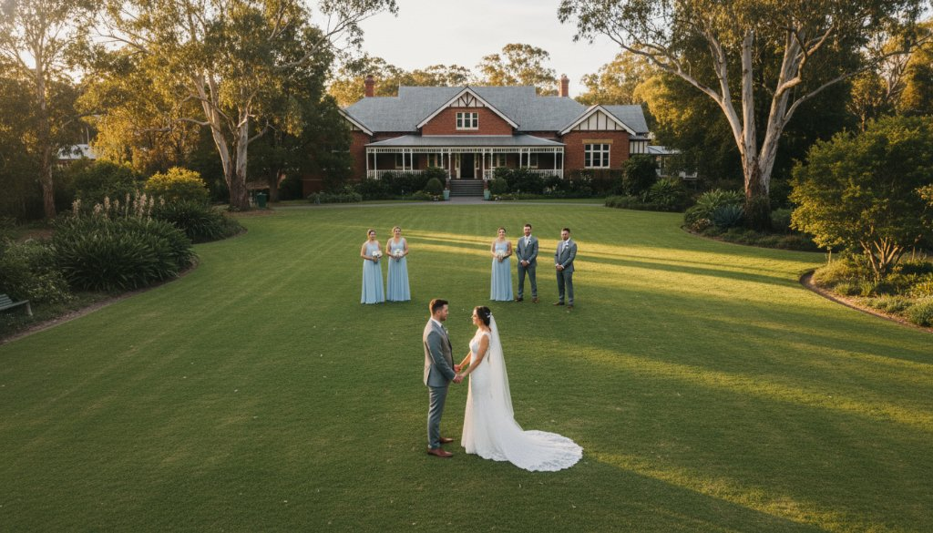Epping NSW Wedding Aerial Photography Breathtaking Perspectives