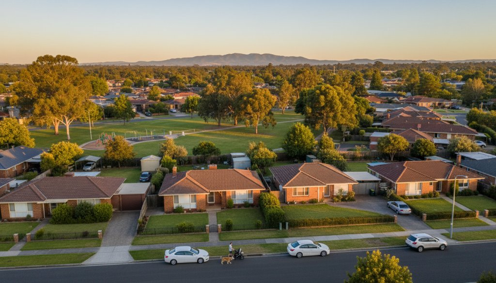 Keysborough aerial neighbourhood photography reveals suburb’s charm