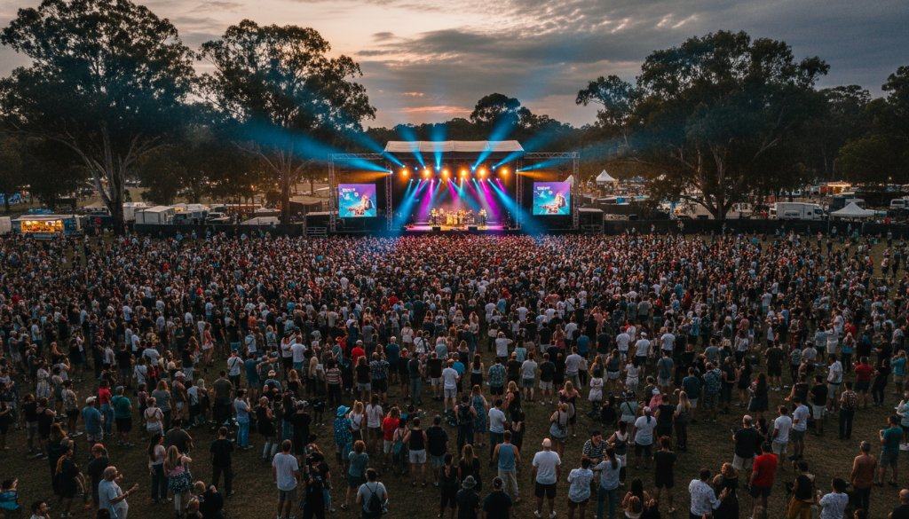 Keysborough concert drone photography: Epic shots