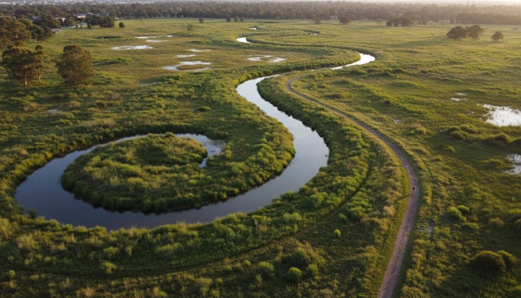 Keysborough Dandenong Creek aerial views: Unveiling Hidden Beauty