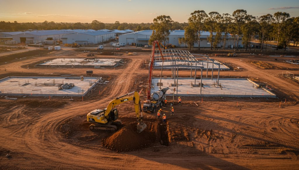 Keysborough Drone Construction Site Progress Updates: Smart Monitoring