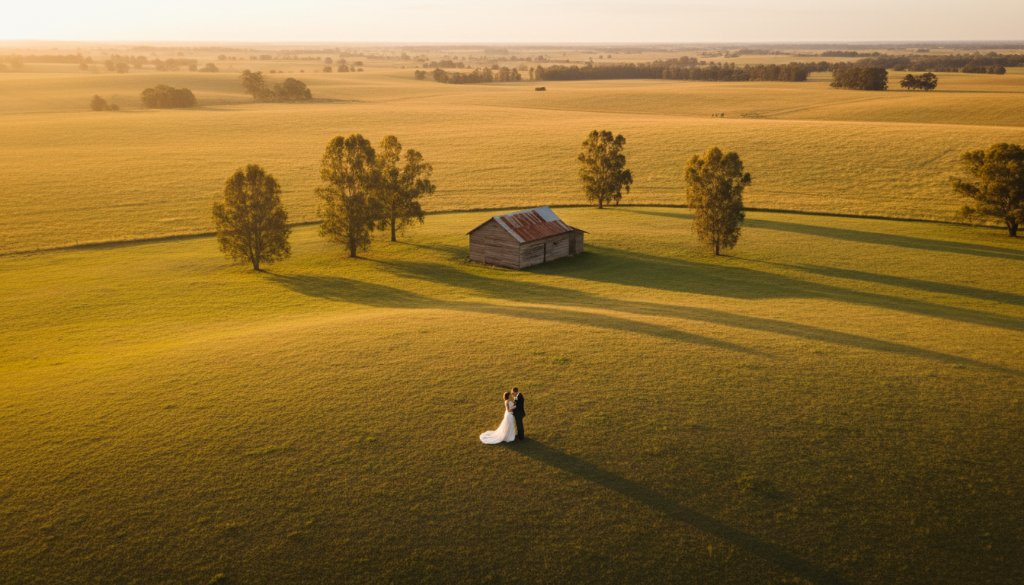 Melton wedding drone photography unique perspectives captured