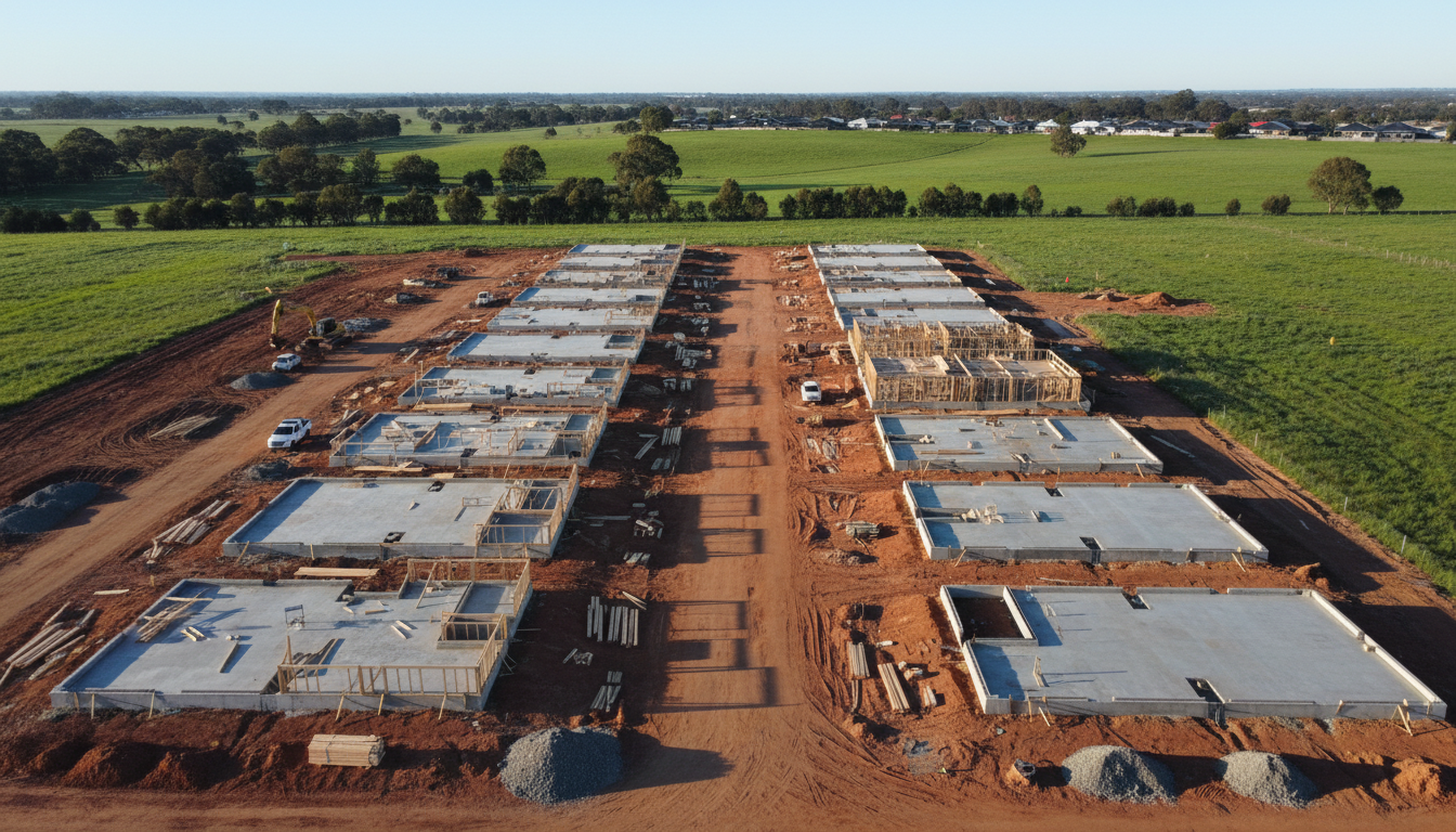 Officer aerial construction site updates for developers