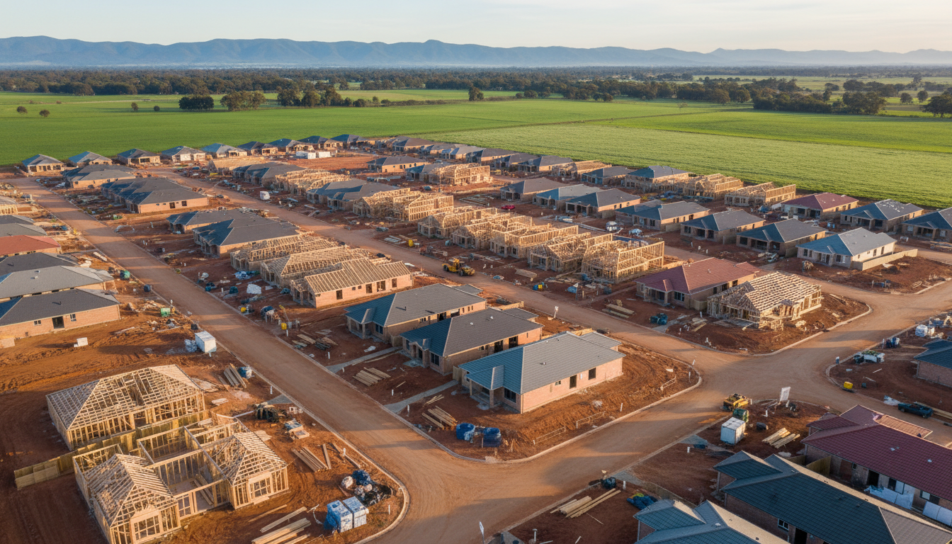 Officer drone construction progress photography for sites
