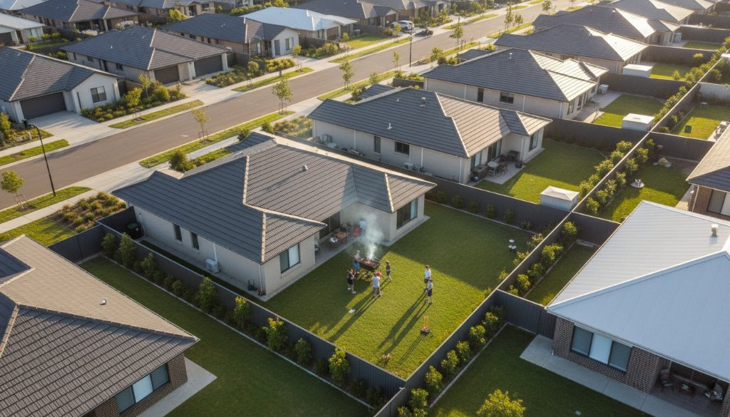 Rockbank residential drone photography: Your suburb from above