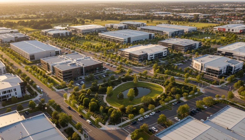 Scoresby industrial park drone photography detail: Unveiling Hidden Views