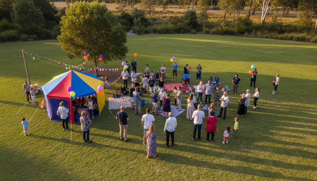 Stunning Cranbourne party aerial photography drone captures: Epic moments