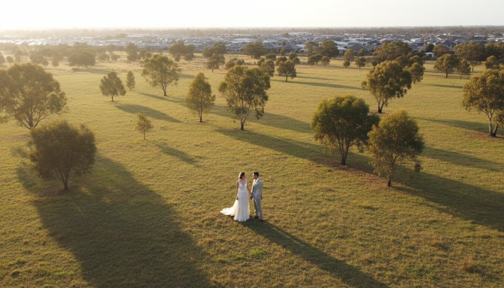 Tarneit Wedding Aerial Photography Unique Moments