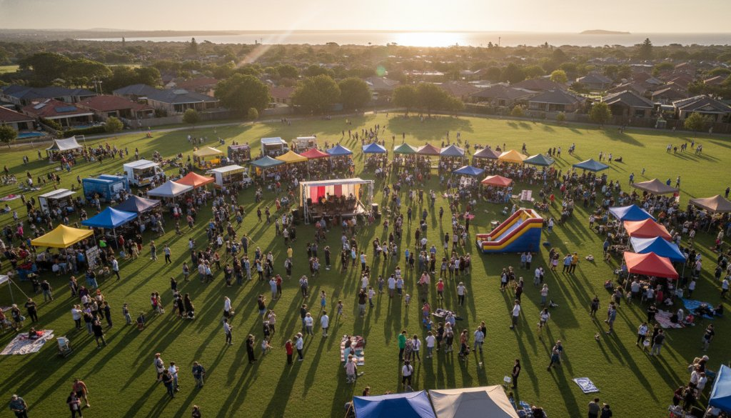 Unforgettable Cheltenham Cultural Event Aerial Photography: Sky-High Memories