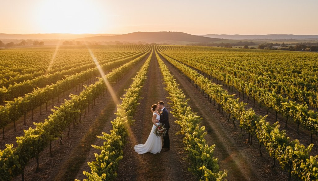 Unforgettable Officer Wedding Drone Photos: Capture Your Day