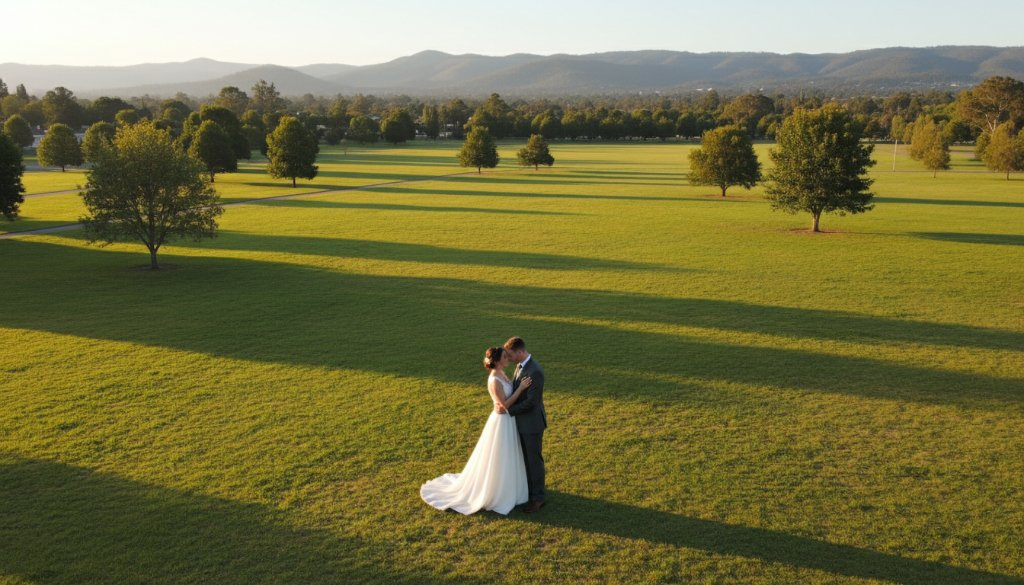 Unforgettable Scoresby Wedding Aerial Photography