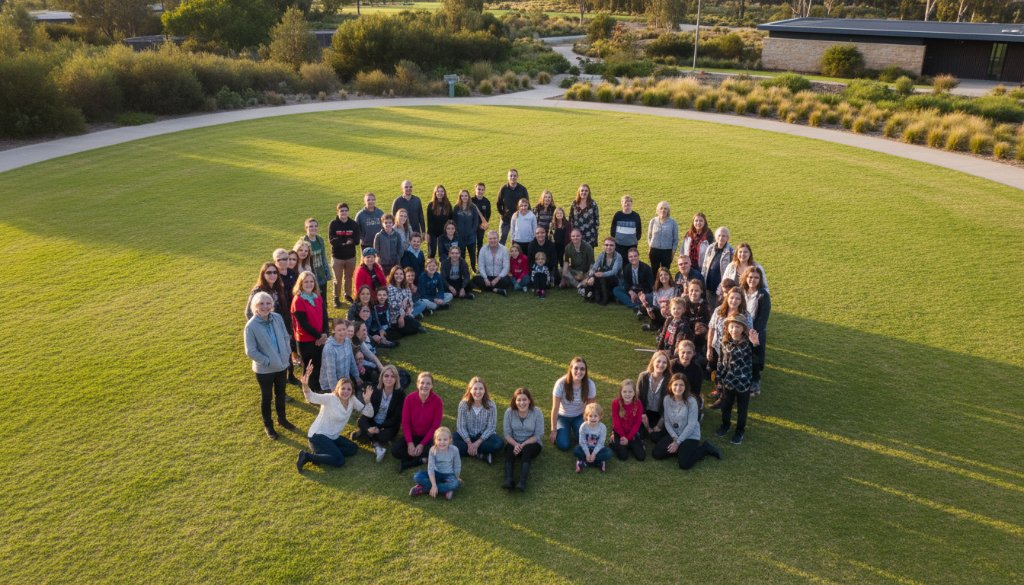 Unique Cranbourne group aerial portraits: Capture your event!