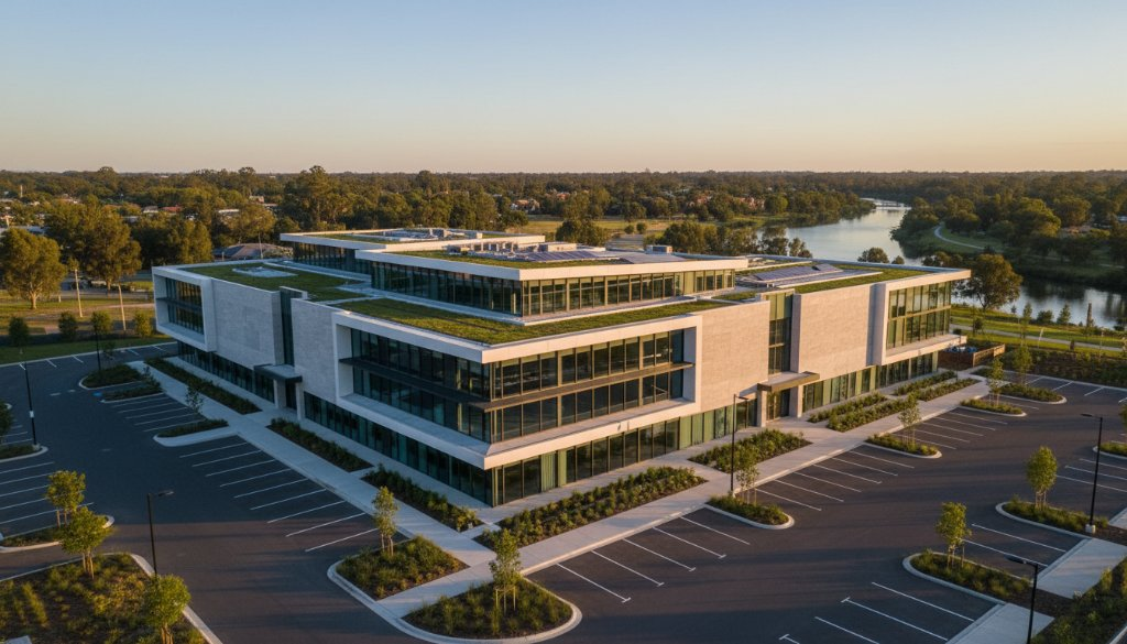 Werribee Architectural Drone Photography for Modern Commercial Builds