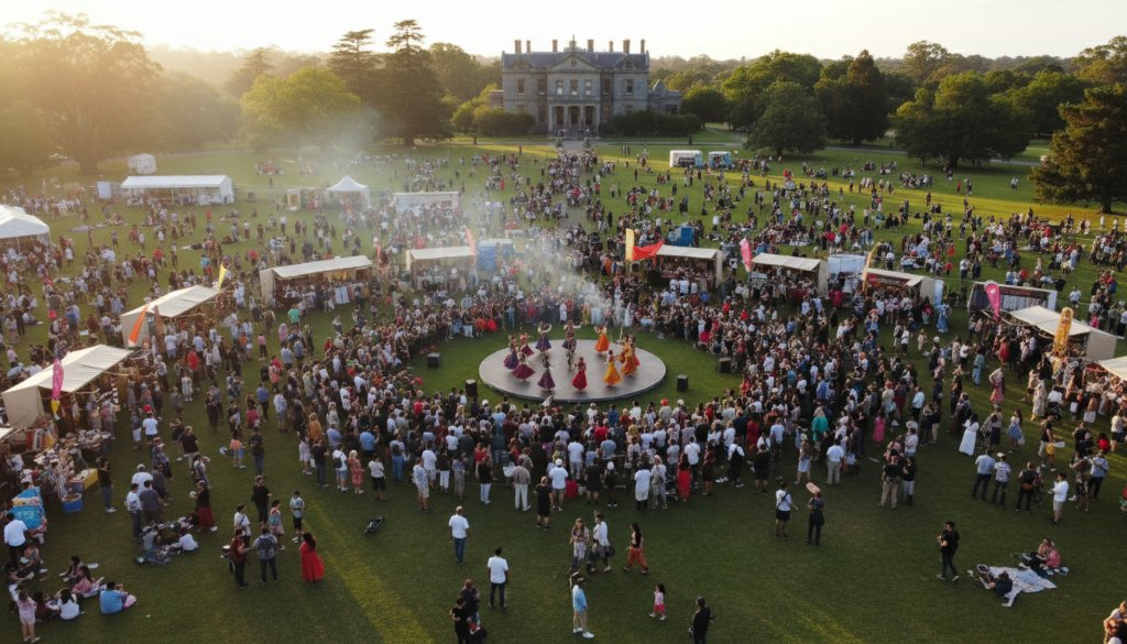 Werribee cultural event drone photography: Capture the spirit